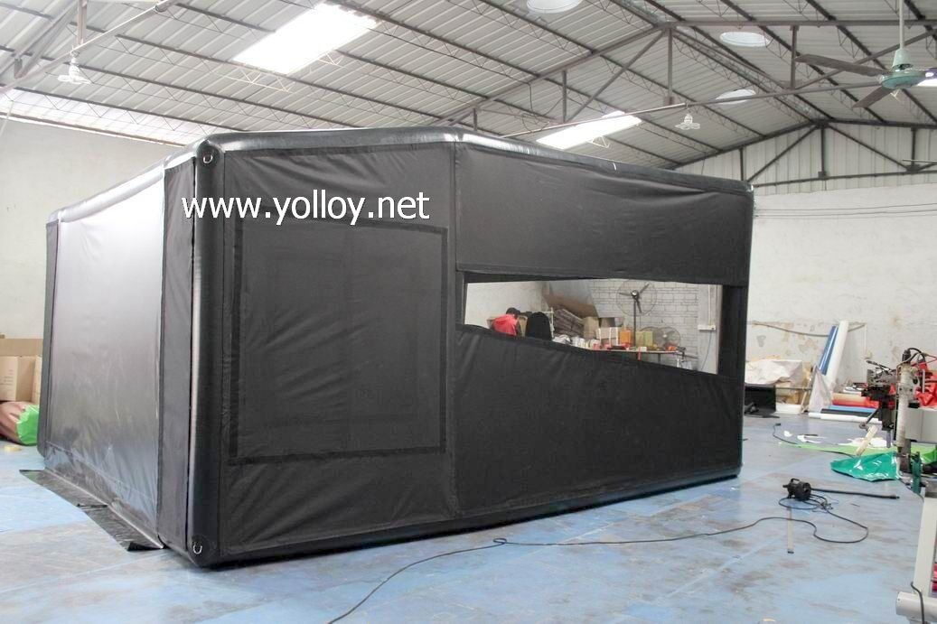 Inflatable Hitting Cage Tent for Golf Simulator