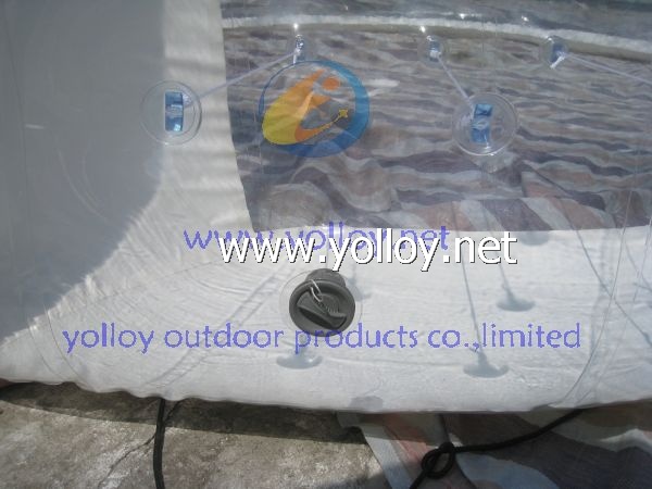 Transparent PVC Inflatable Dome Tent