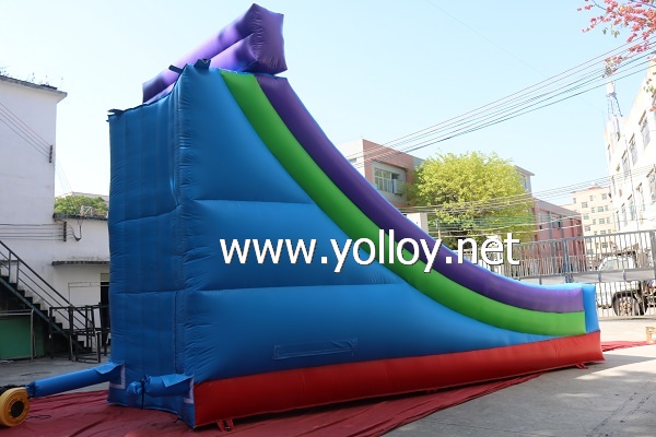 Inflatable slippery slope game