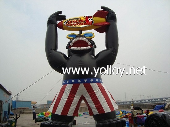 Inflatable Gorilla Ballnoon for advertising
