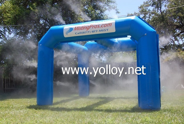 infltable misting tent