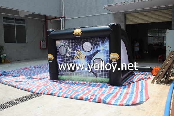 Inflatable soccer goal football shoot sport game