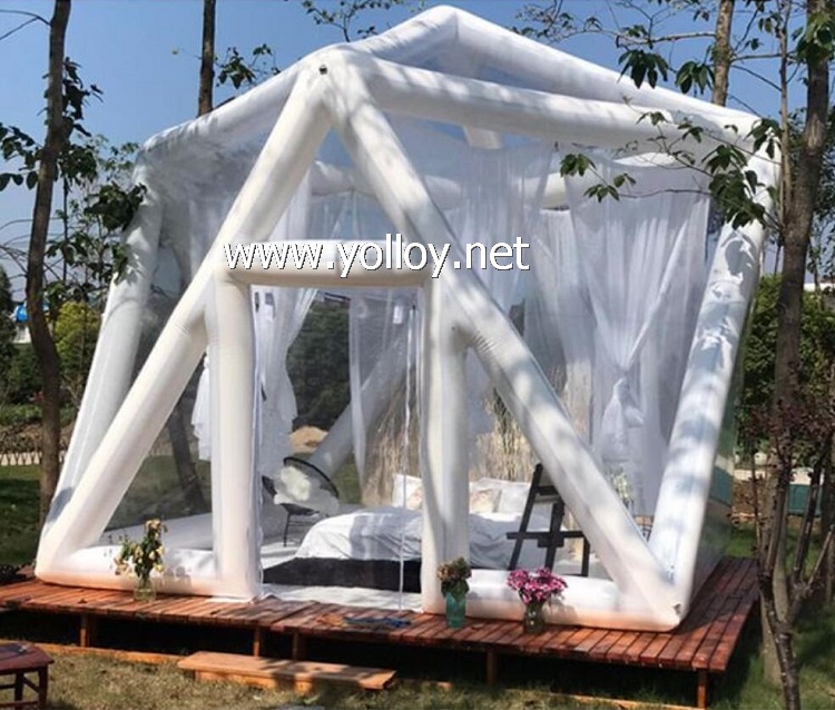 inflatable glamping bubble tent