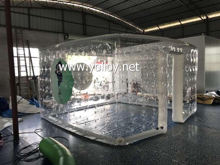 Inflatable Clear Cube Booth For exhibition