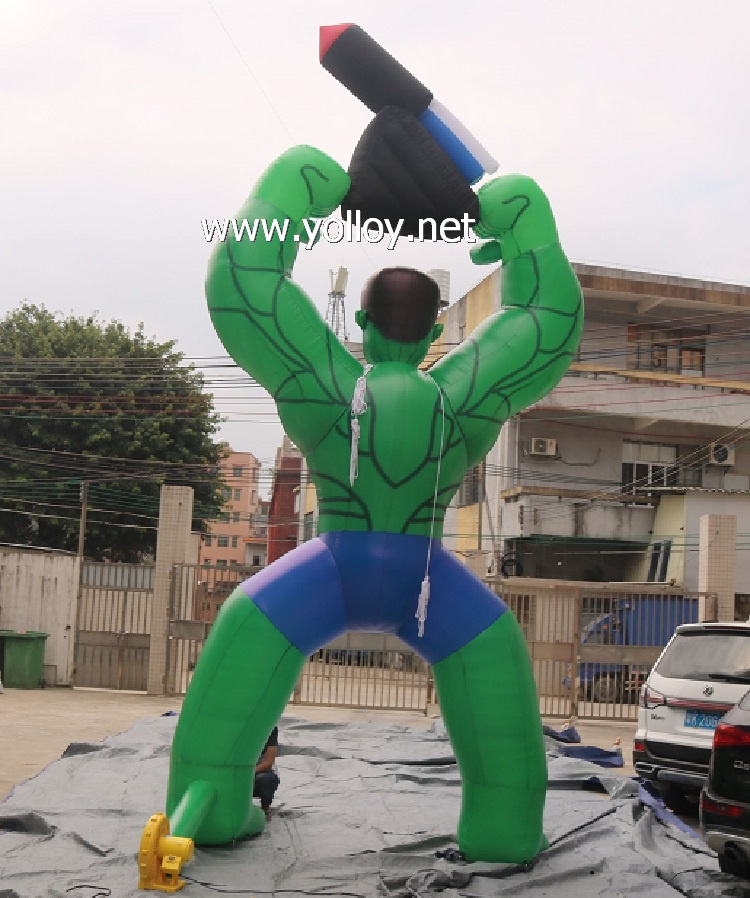 Muscle man hulk inflatable