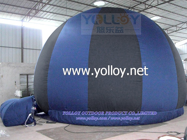 Inflatable planetarium dome tent