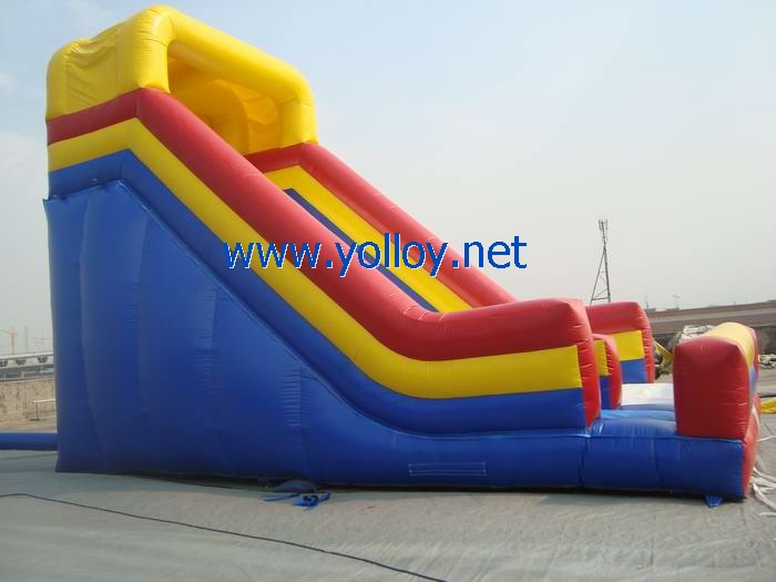 Large classic inflatable slide for commercial use