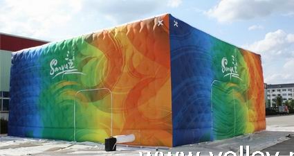Colorful Cube Air Tent