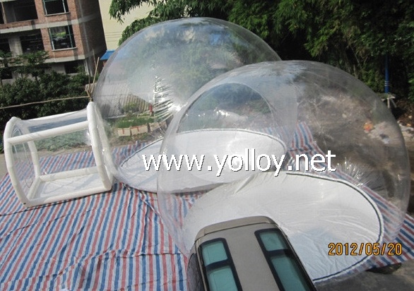 Double Inflatable Bubble Lodge Tents