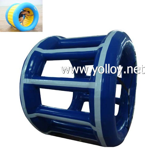 inflatable rolling ball water wheel roller