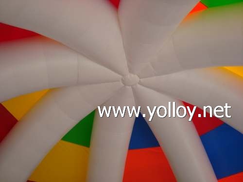 Inflatable spider exhibition dome tent for advertising