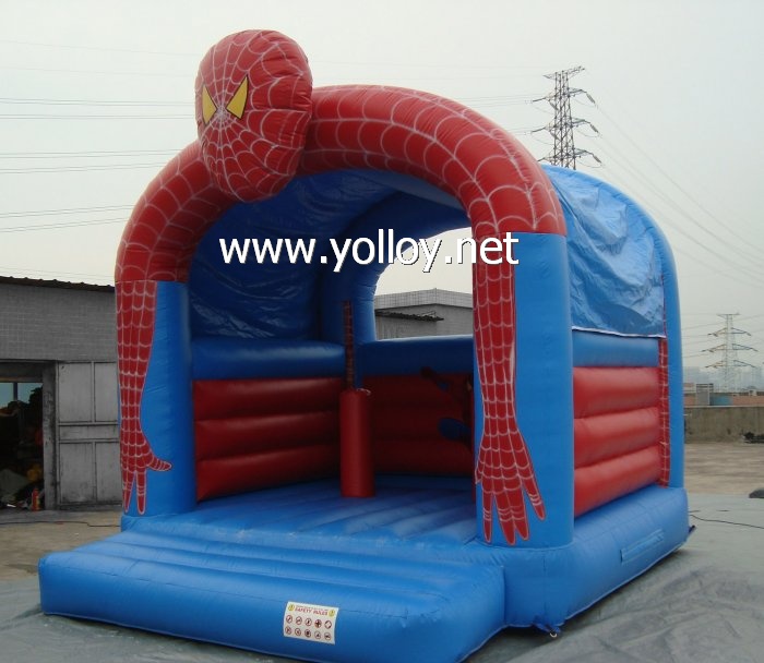 inflatable bouncer spider man moonwalk jump house