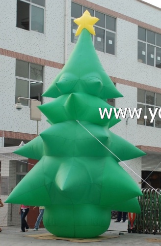 outdoor Big Christmas tree inflatable Xmas celebrating