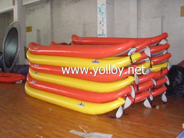 Easy carry Inflatable Venice boat canoe Explore‘s kayaks