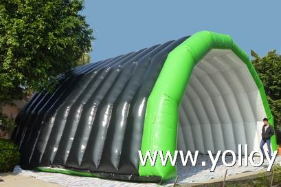 inflatble stage cover air roof tent for outdoor party activity