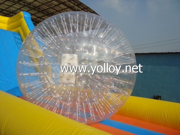 Interesting crazy zorb ramp for outdoor fun
