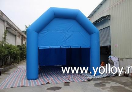 Portable inflatable garage