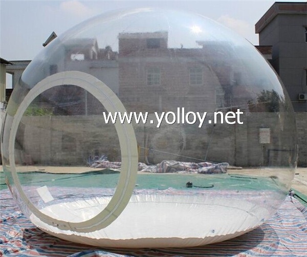 Inflatable bubble house