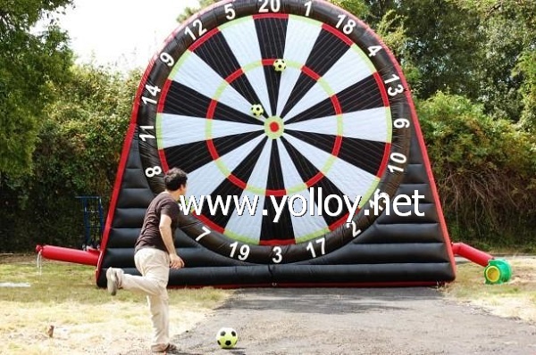 Inflatable Velcro Soccer Football Darts with Balls