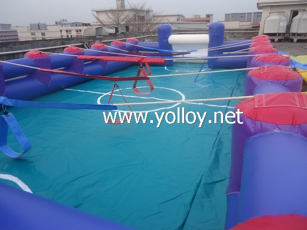 Inflatable Human Table Football Field for Outdoor Sport Game