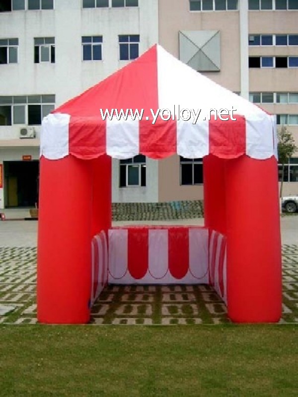 Inflatable trade show kiosk for sales