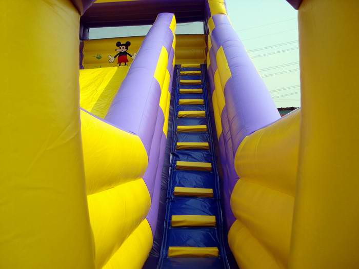 disney mickey inflatable slide