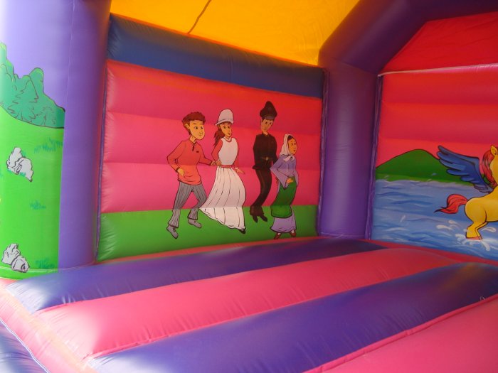 bouncy house--inside