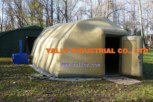 anti-cold inflatable tent in winter