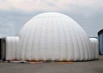 inuit's portable  white inflatable igloo tent 