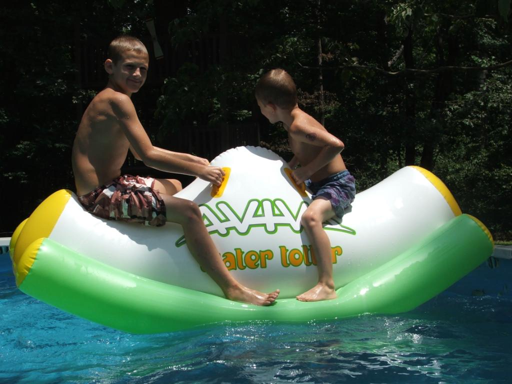 inflatable teeter totter