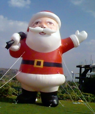 giant Santa inflatable
