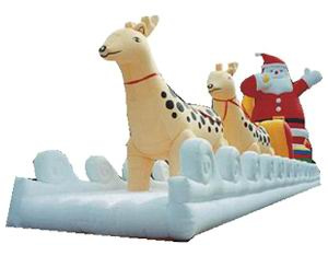 inflatable sleigh