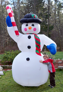 Snowman inflatable