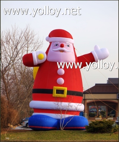 xmas santa inflatable big santa claus decoration