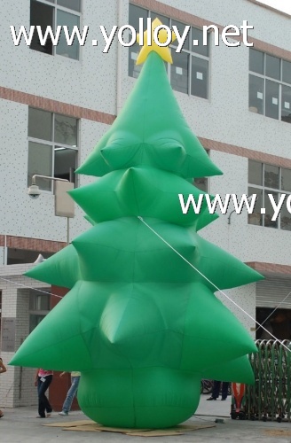 outdoor Big Christmas tree inflatable Xmas celebrating