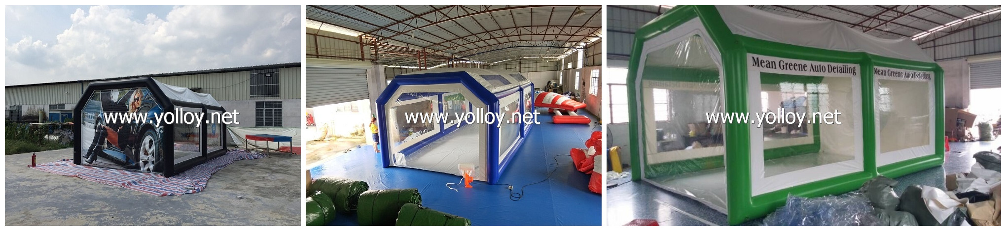 inflatable tent for car care