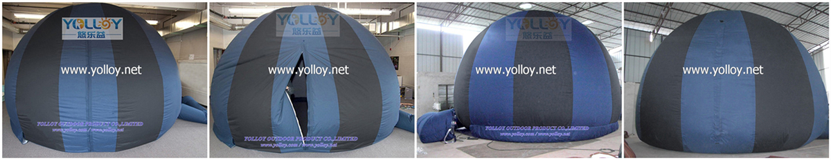 inflatable mobile planetarium dome