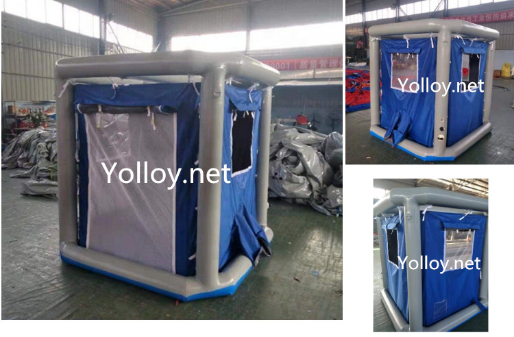 Inflatable medical tent military shelter disinfection tent  