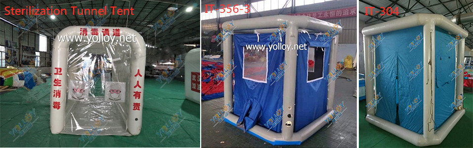 inflatable emergency decon shower system tents