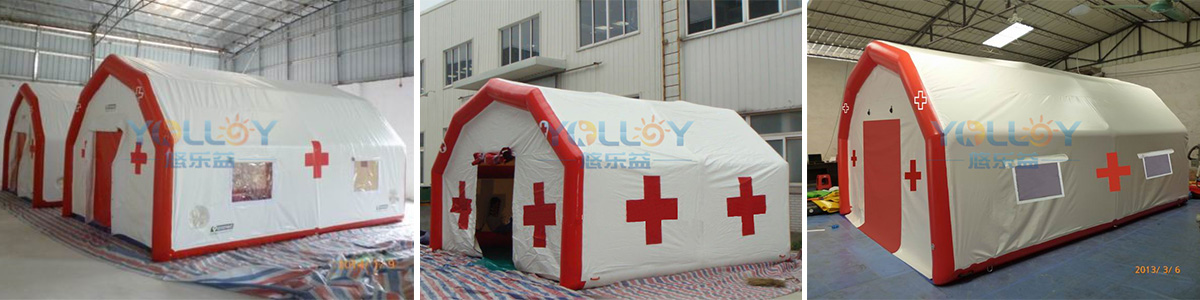 inflatable relief tents