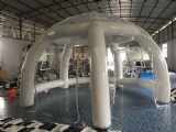 Inflatable clear spider dome for party camping
