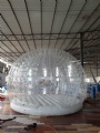 Big air shelter inflatable clear dome with air mattress