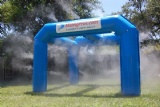 infltable misting tent