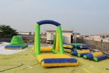 Inflatable swing for water park
