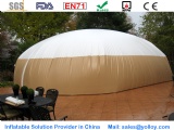 Air blow up cover tent for pool