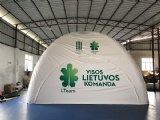 Inflatable X exhibition dome building