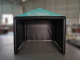 External Size: 3mLx3mWx3mH
Material: Durable PVC Tarpaulin
Color: Black&Green or customized
Waterproof: It is Waterproof