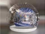Inflatable Christmas Snow Globe Tent
