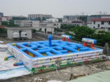 big inflatable labyrinth game for commerical use