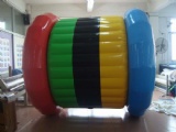 Inflatable water walking roller water game